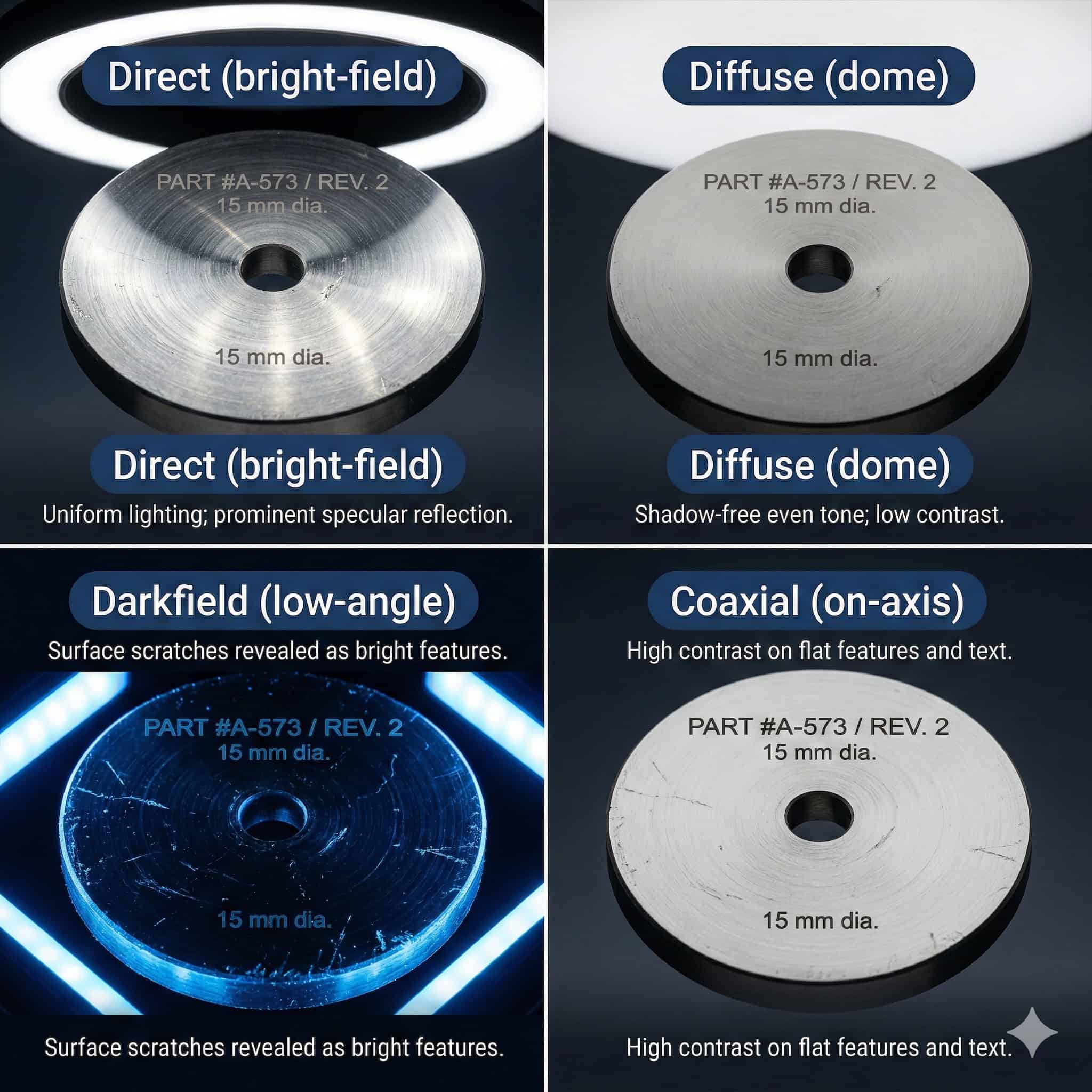 Illuminazione diretta vs. diffusa: scegliere la tecnica giusta per ogni attività di ispezione
